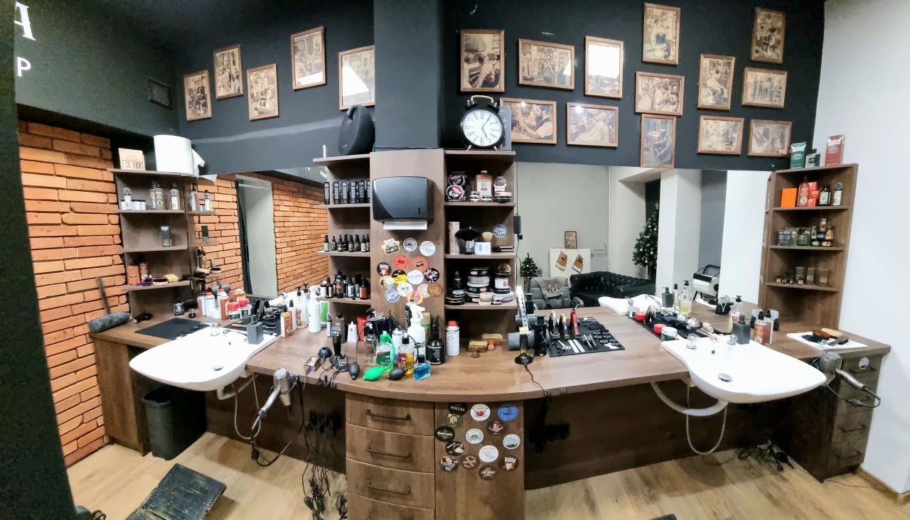 Sprzedam zabudowę Barbershop salon fryzjerski