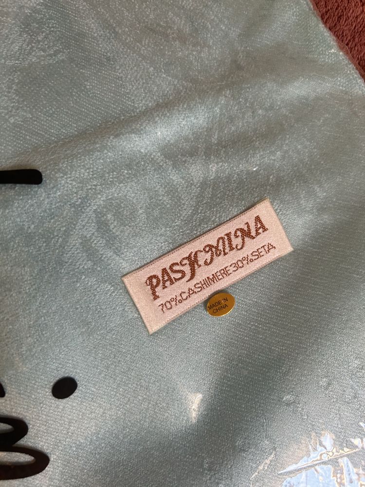 Apaszka pashmina 70% kaszmir 30% jedwab