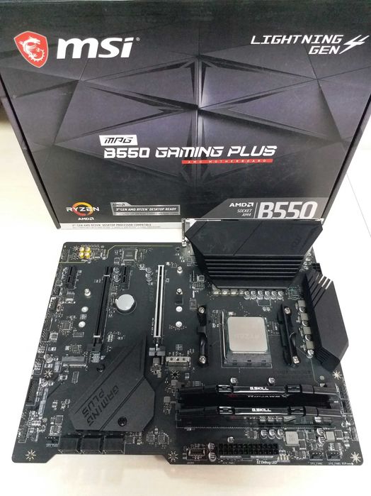 MSI B550 Gaming Plus + AMD Ryzen 7 5700X 3.4(4.6)GHz+DDR4 32Gb (2x16)