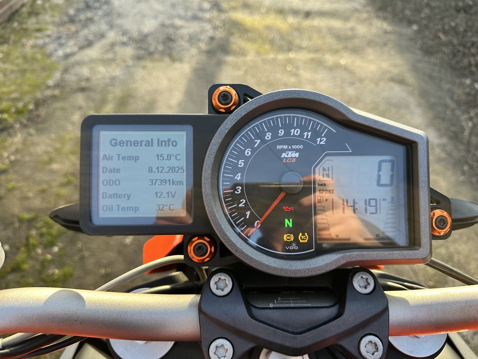 Ktm duke 1290 akrapovic 2014r