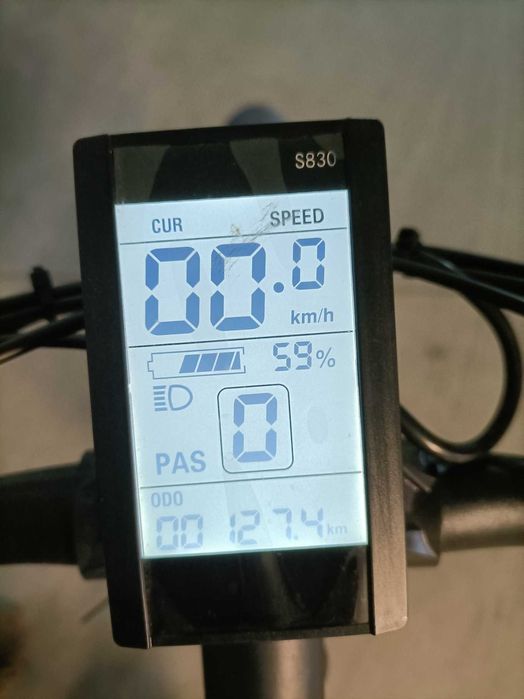 Bicicleta elétrica SAMEBIKE L026 127 Km de estrada. Impecável