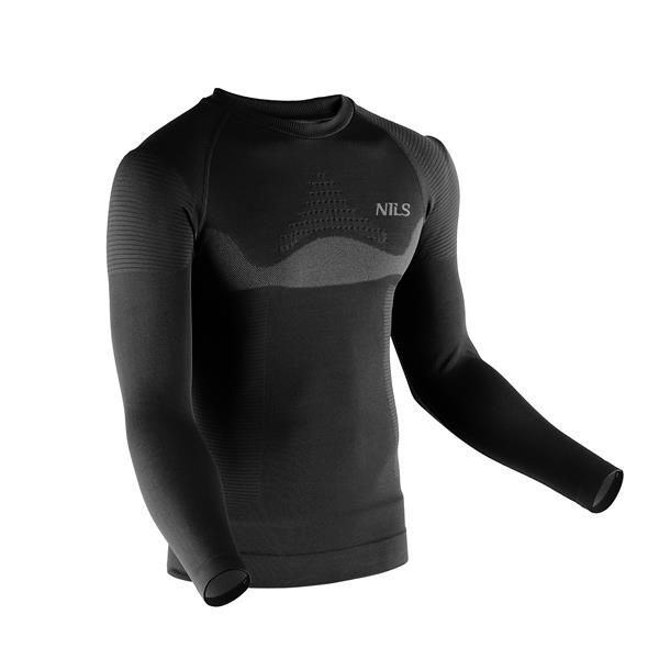 btz0464 bielizna termoaktywna czarna męska zestaw 2xl/3xl magnus nils