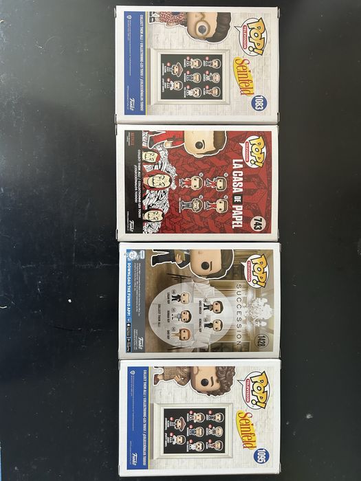 Funko Pop - Lot - Seinfeld, Casa de papel, Succession