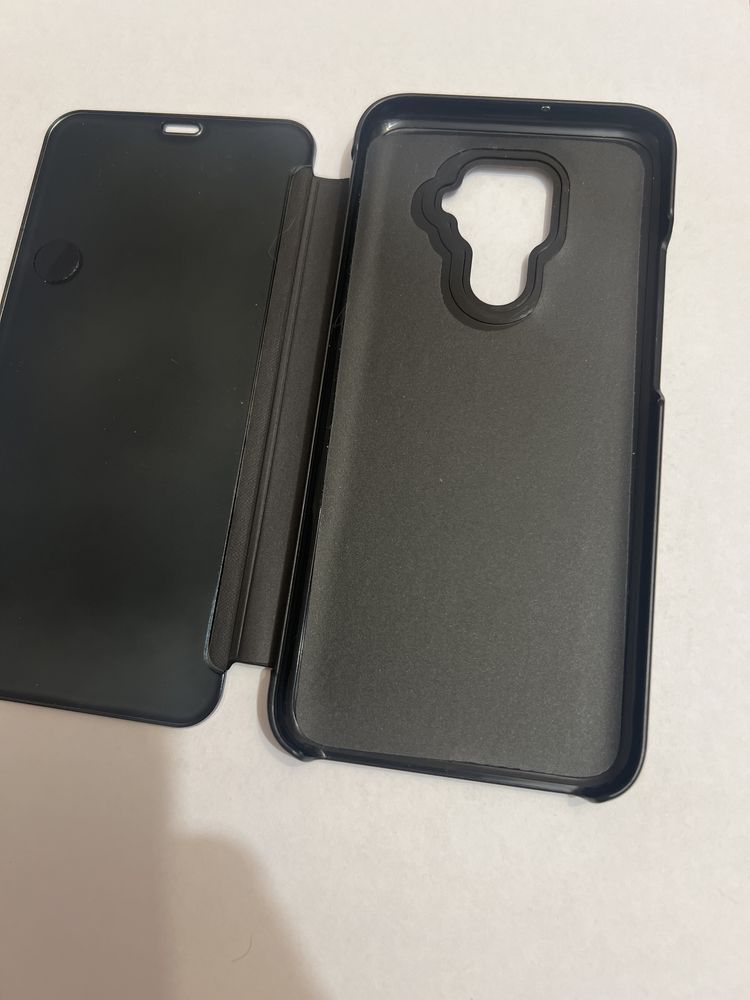 Etui Lustro Clear View Huawei Mate 30 Lite | Czarne