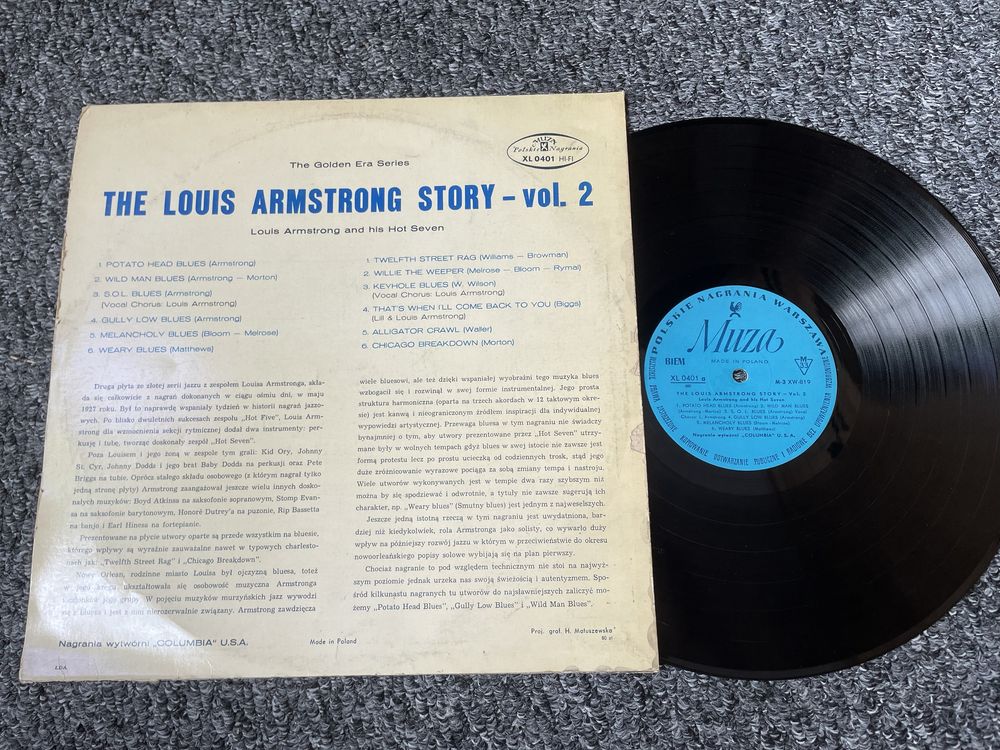 The louis armstrong story winyl vol 1