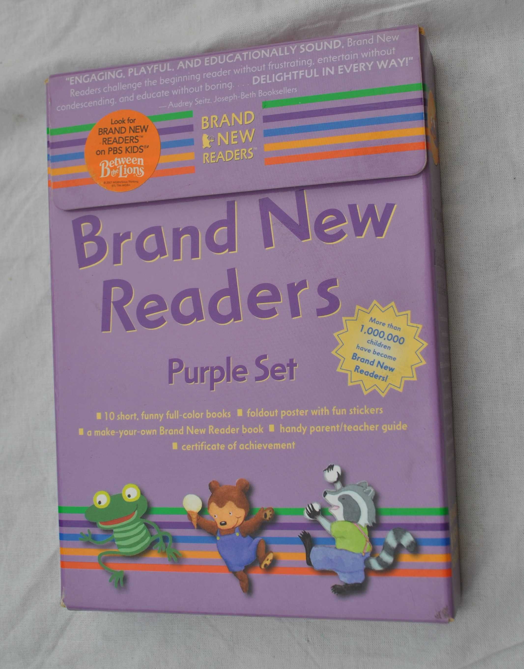 Brand New Readers purple set - książeczki do nauki angielskiego
