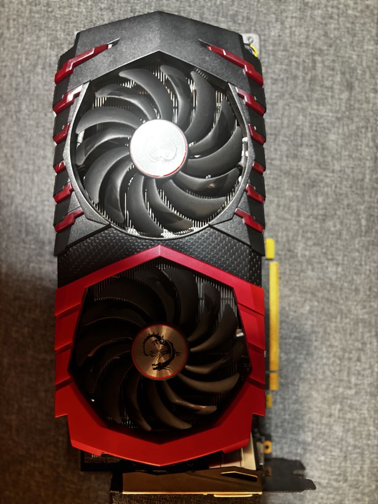 Відеокарта ігрова MSI GTX 1060 3GB Gaming X