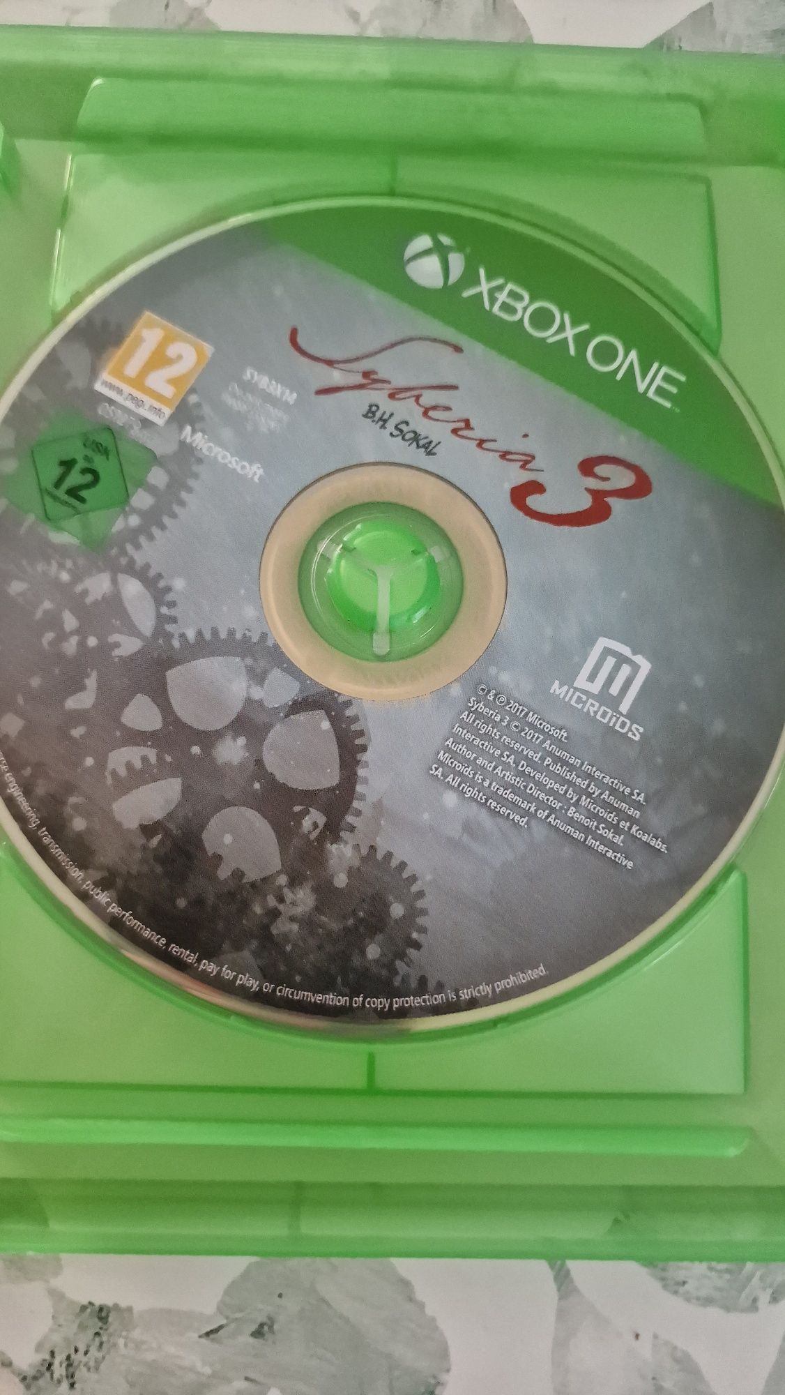 Gra Syberia 3 Xbox ONE - stan bdb!