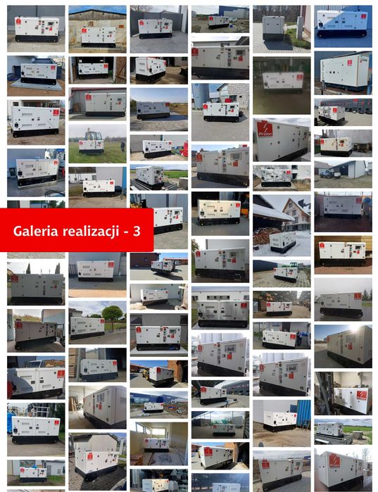 Przemysłowy Agregat Prądotwórczy Proton Diesel 30kW 34kW AVR GW
