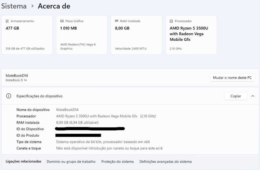 Huawei MateBook D14