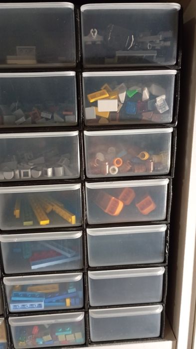Klocki LEGO mix z szufladkami