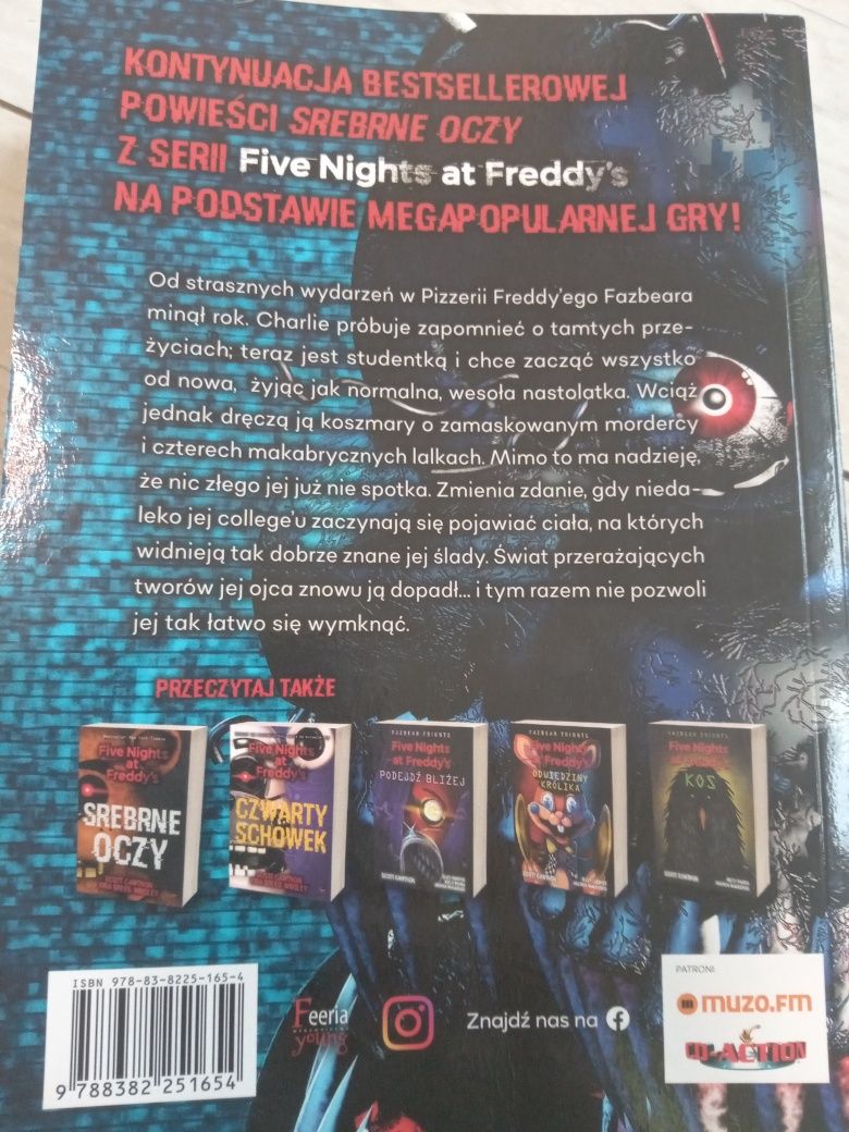 Książki z serii five nights at Freddy