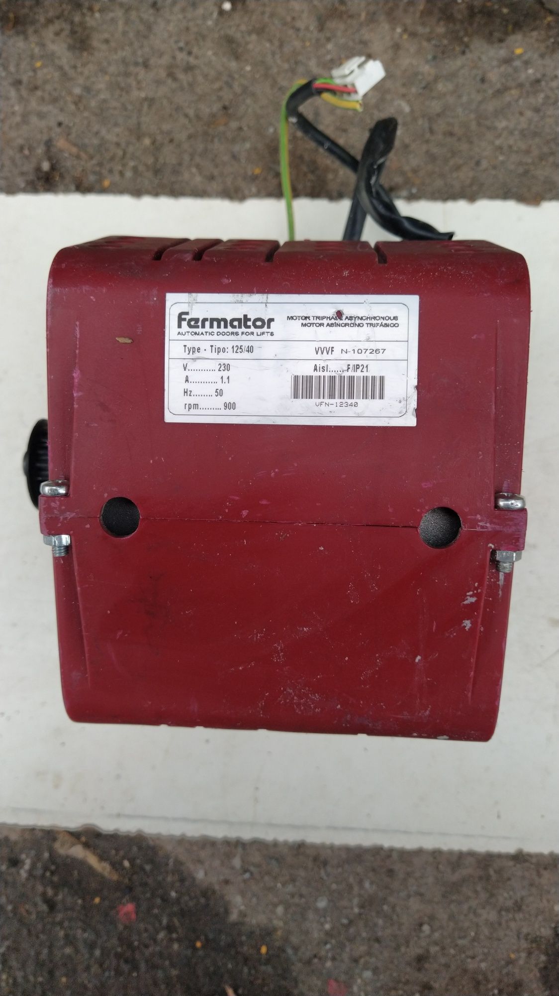 Контроллер для двигателя открывания дверей лифта Fermator