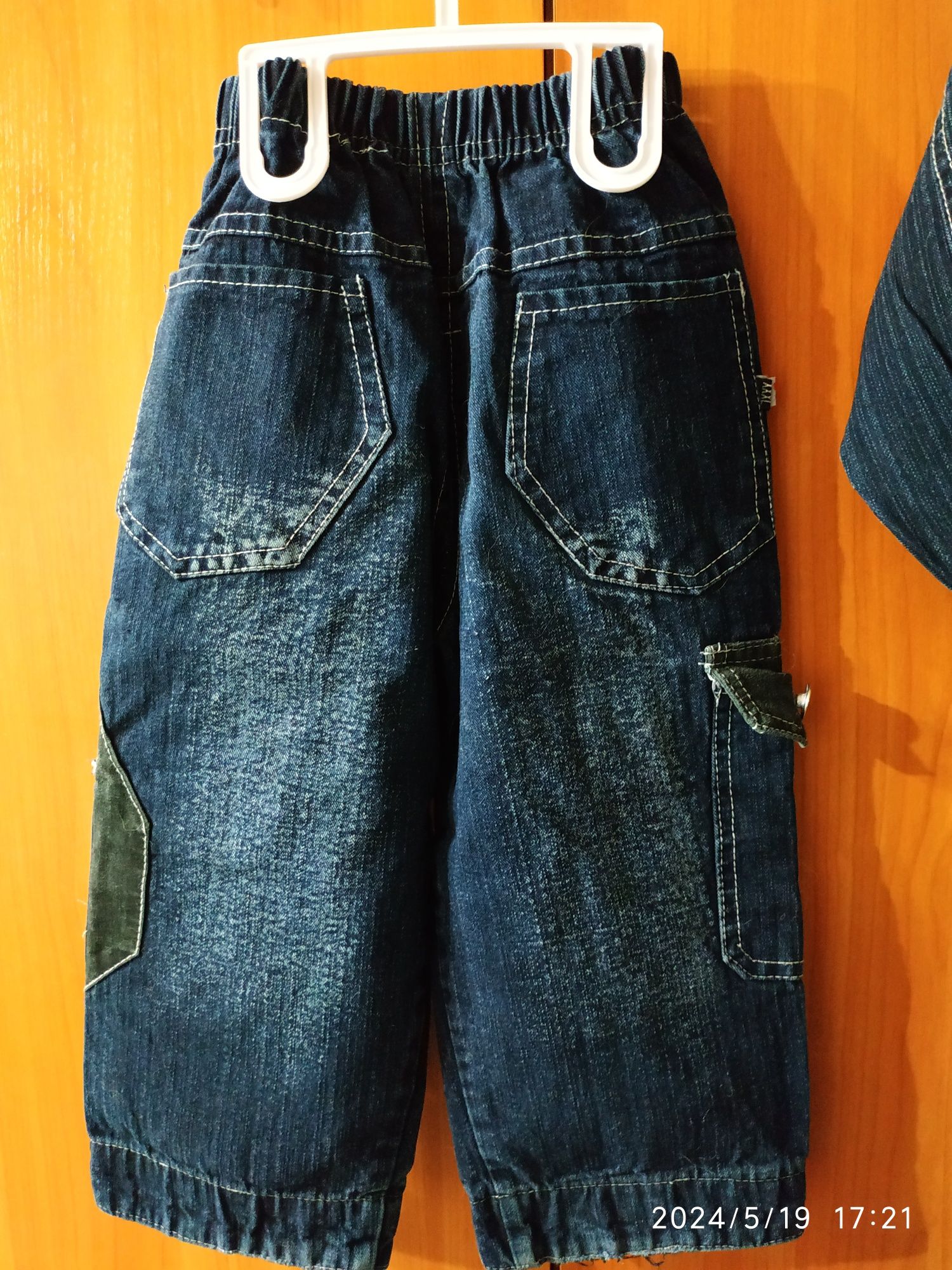 Детский джинсовый костюм