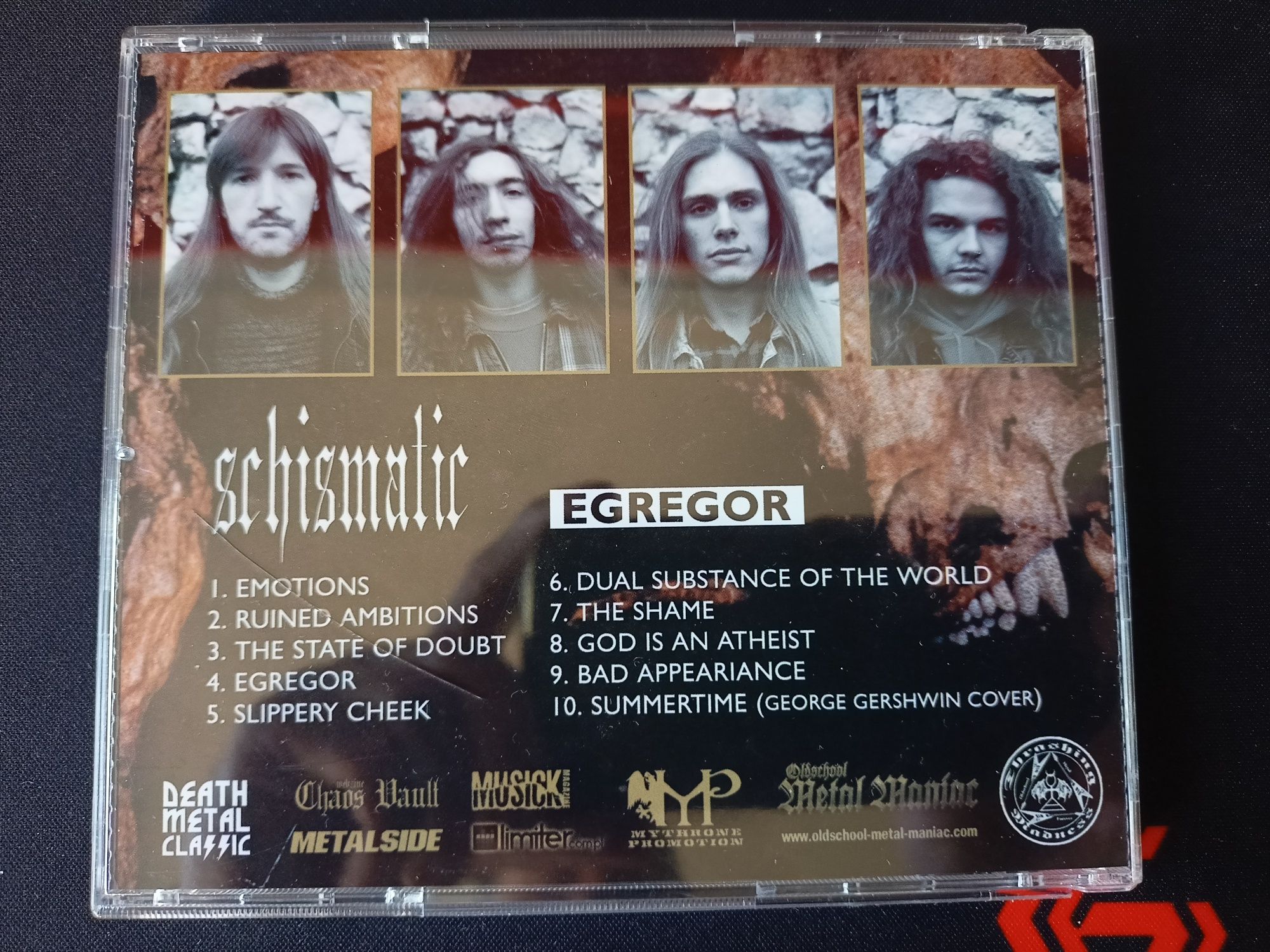 Płyta CD Death metal, Schismatic - Egregor Atheist/Cynic