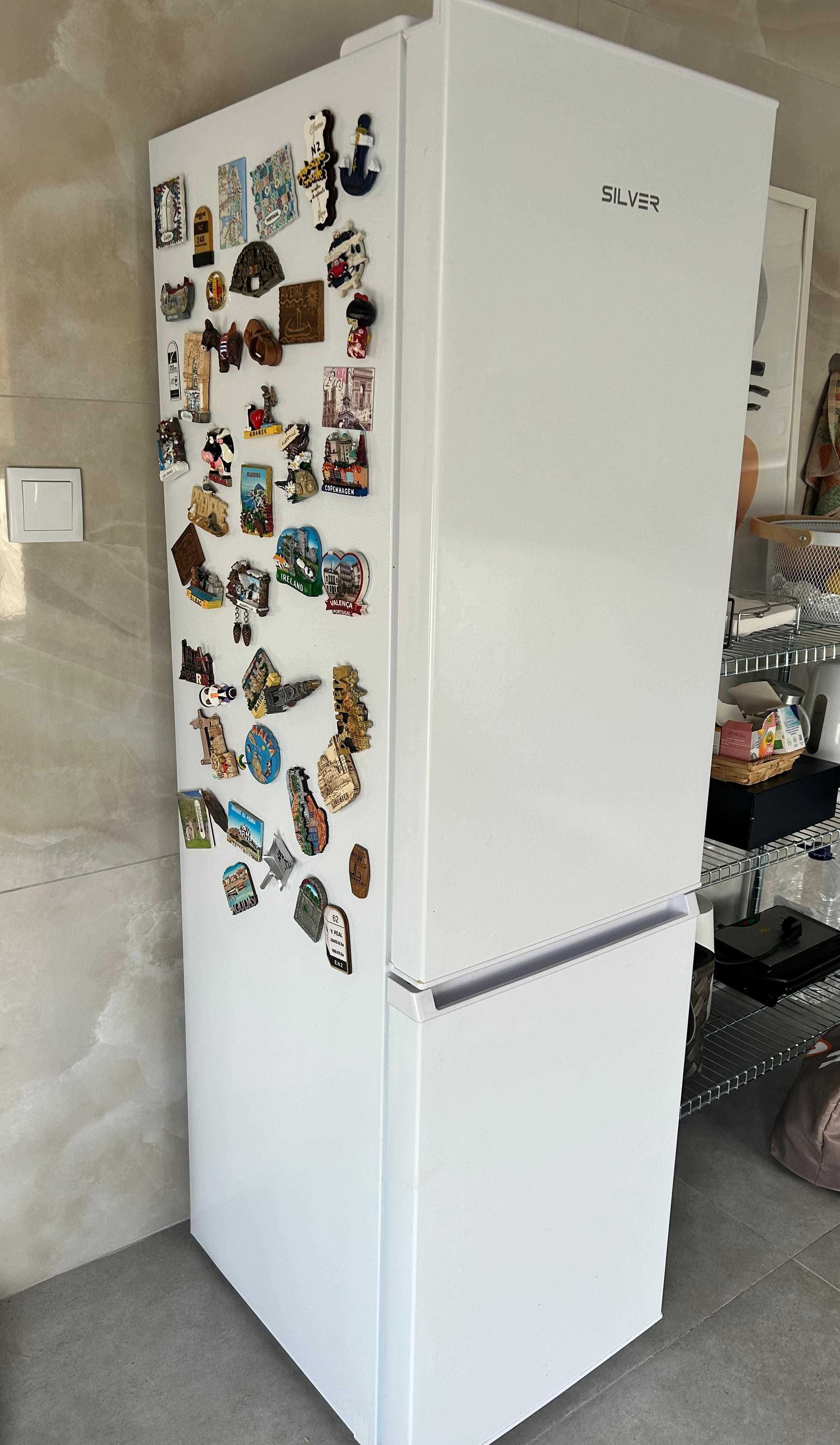 Frigorífico Combinado Silver - 170L - DeFrost - Classe E - Branco