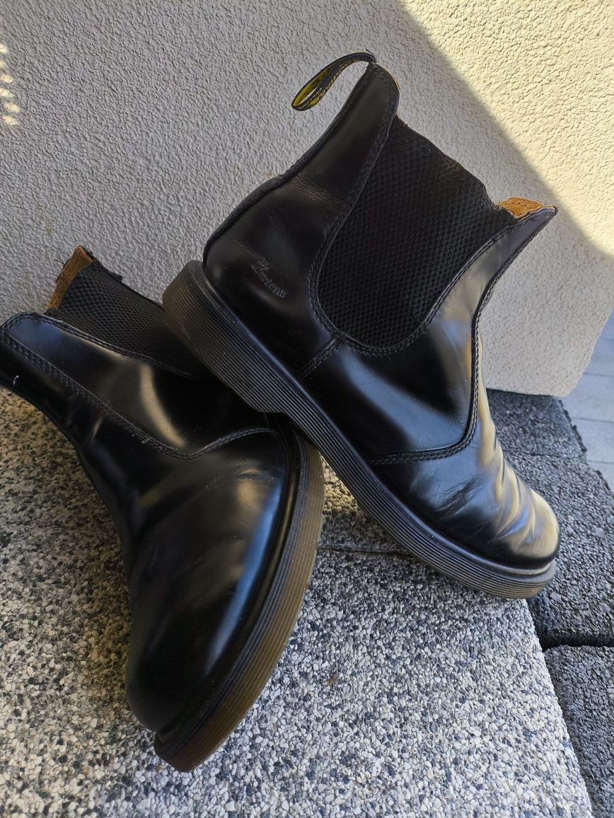Dr.Martens 2976 Black Smooth Męskie Sztyblety Botki Rozmiar 44