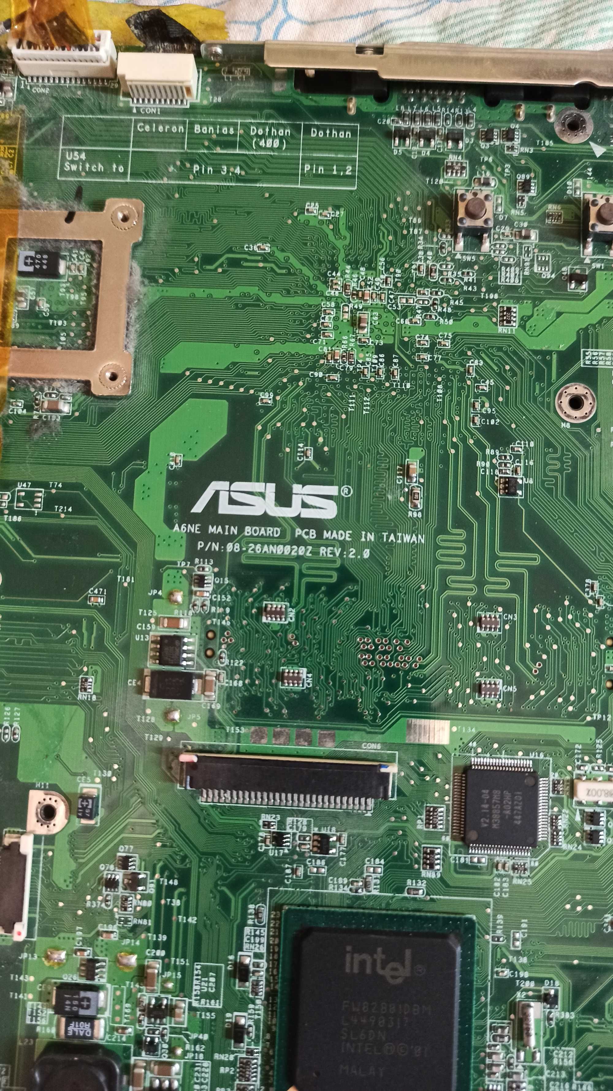 Материнские платы для ноутбуков Asus 2 штуки
