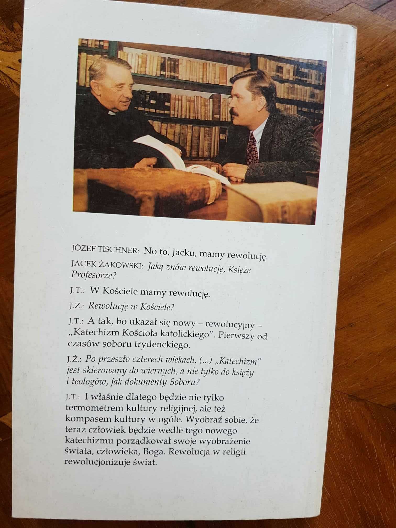książka TISCHNER CZYTA KATECHIZM Ks Józef Tischner Jacek Żakowski 1997