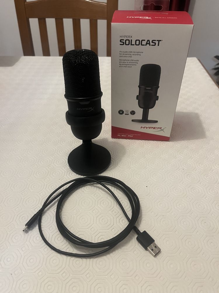 Microfone HyperX SoloCast Standalone USB