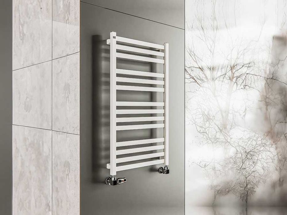 Grzejnik łazienkowy Gorgiel Amur 530x950 mm biały