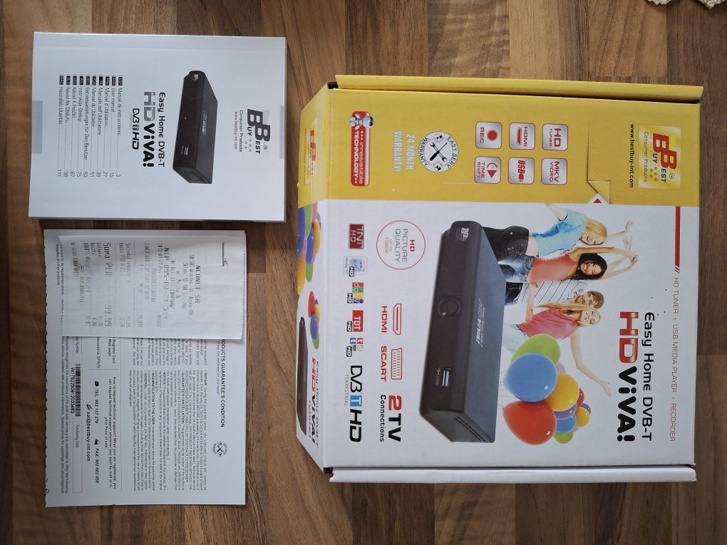 Dekoder telewizyjny tuner DVB T VIVA