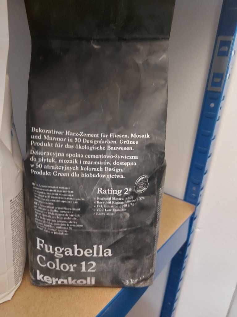 Fuga Fugabella Color 12 czarna 3 kg Kerakol