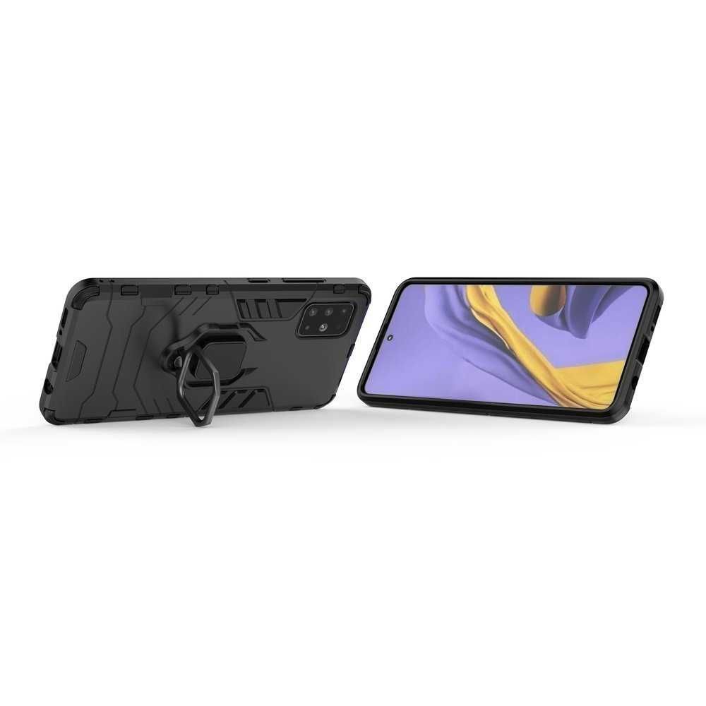 Etui Case Pancerne Samsung Galaxy A51 + Szkło Hartowane