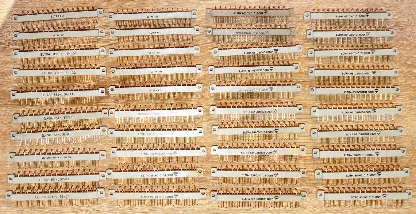 Złącze wtyk męski 31 pin ELTRA EL-CON 851 / 031 / 0131 / 0001 ZŁOCENIE