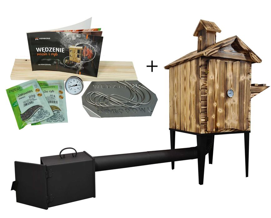 Wędzarnia Drewniana Ogrodowa Wedzarnik  Domowa  Producent HIT 2025