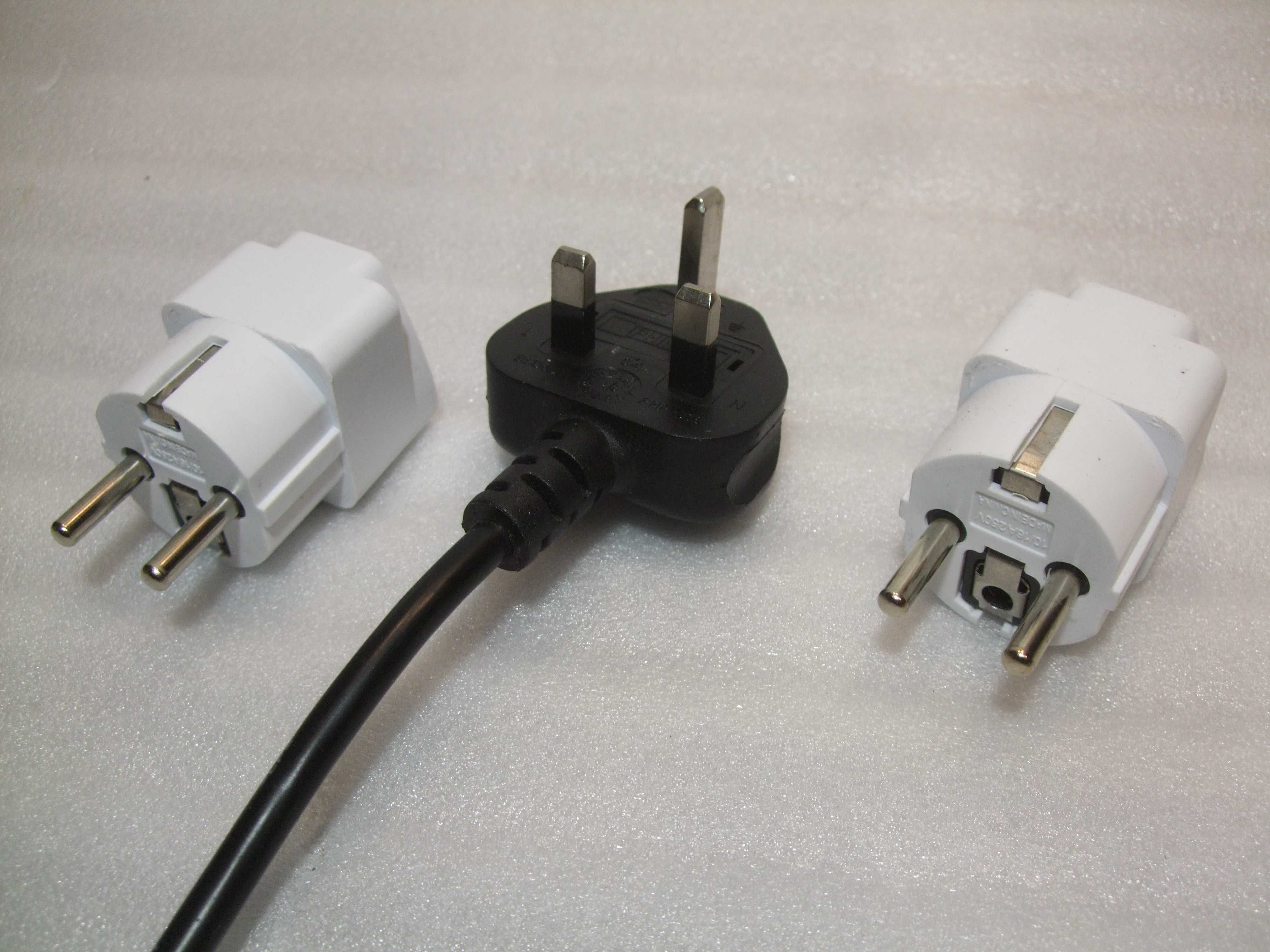 2 szt x PRZEJŚCIÓWKA ANGIELSKA Adapter UK PL Wtyczka Gniazdo 250V 10A