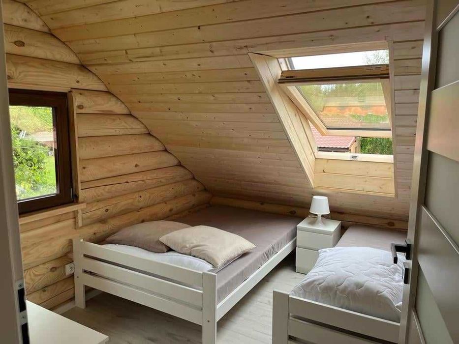 Nowy Luksusowy Domek z Bala, jacuzzi, 50m do jeziora, sylwester