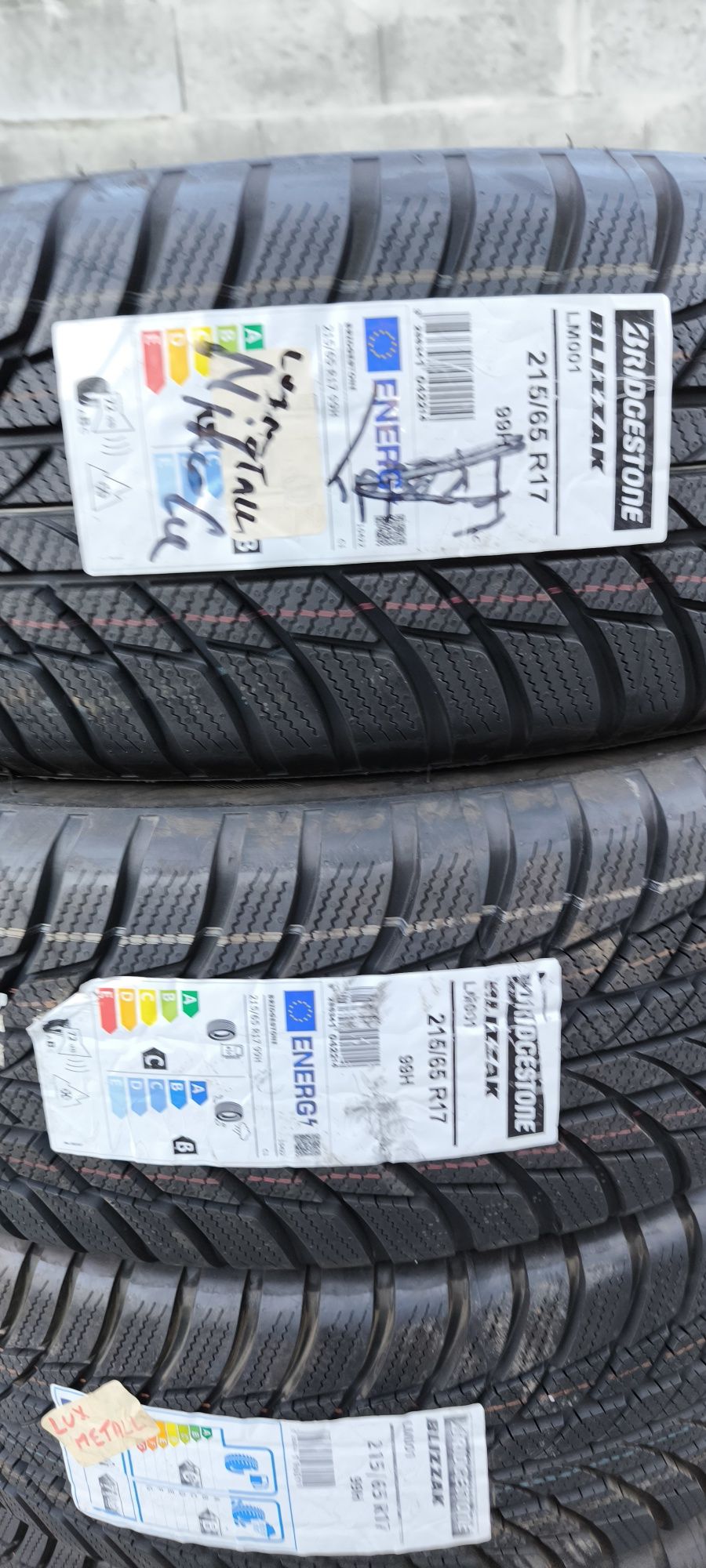 Opony Zimowe Zima Nowe Bridgestone Blizzak LM001 215/65R17