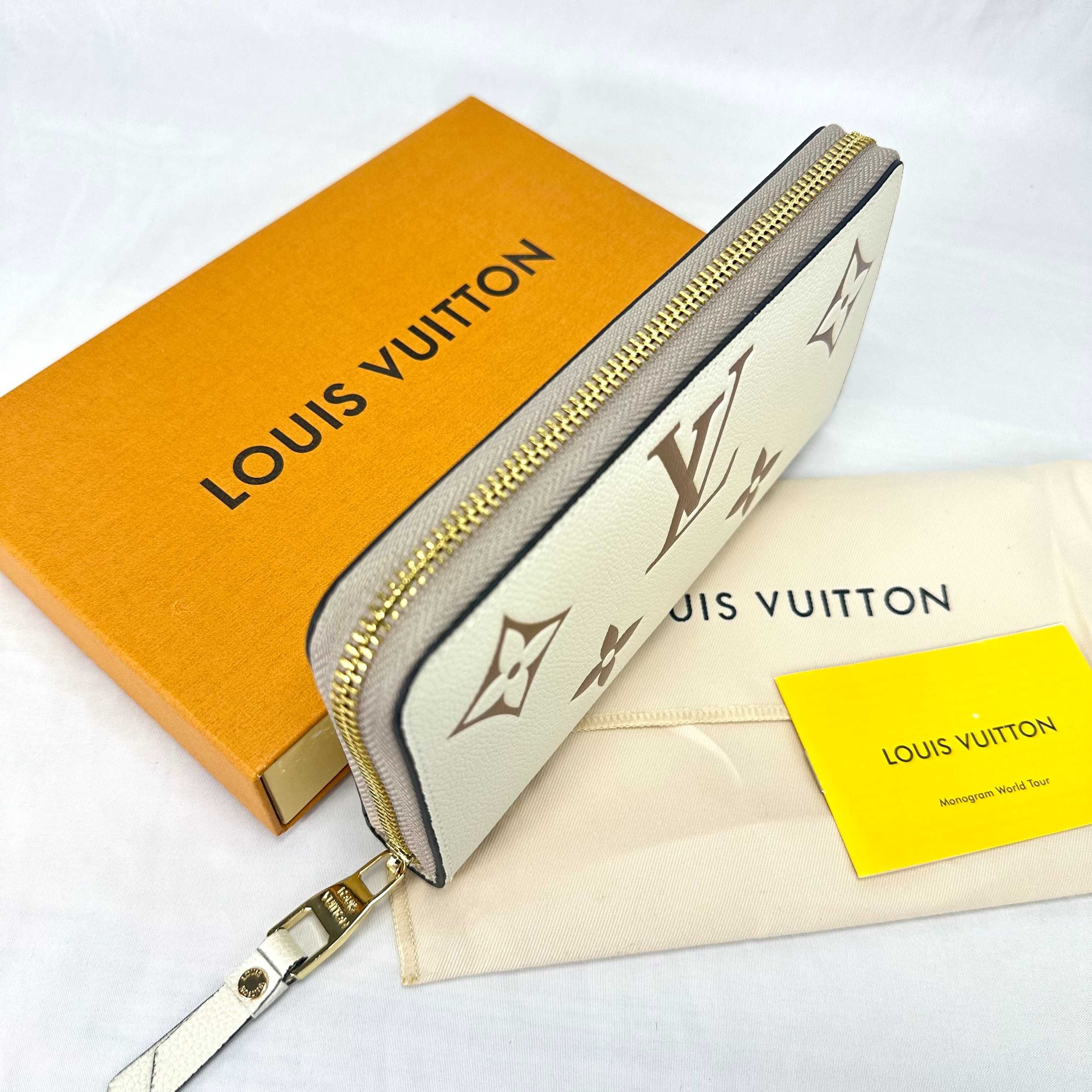 LOUIS VUITTON Długi portfel z portmonetką
