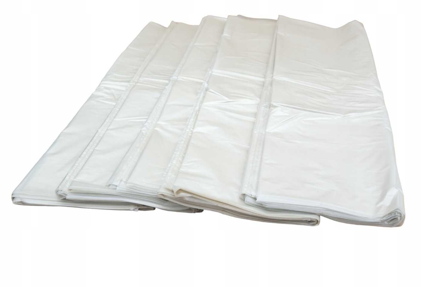 WOREK FOLIOWY OCHRONNY do pakowania 185x70 cm pojemnosc 200L 100sztuk