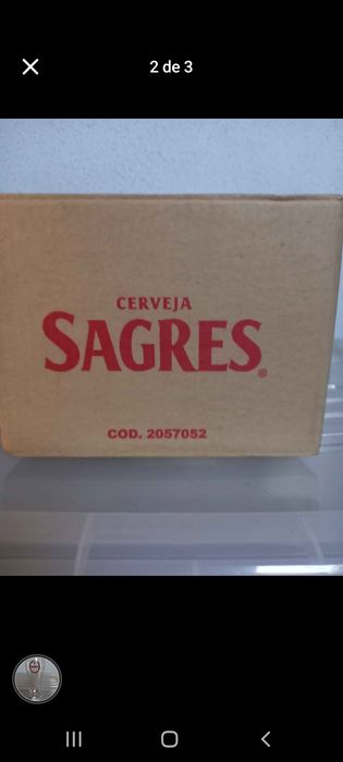 6 copos cerveja Sagres Novos