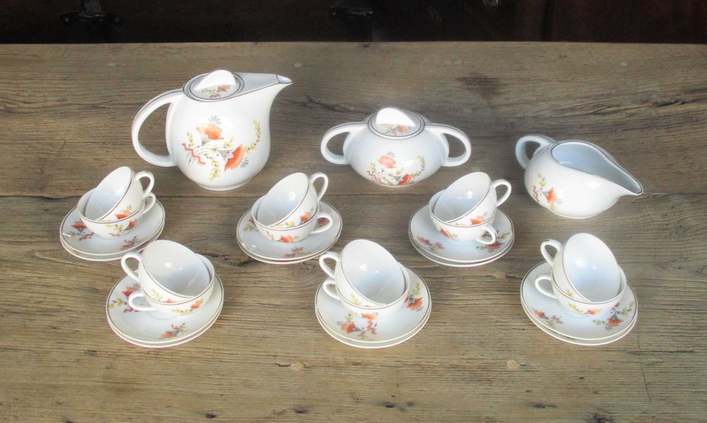 Conjunto de café Art Déco da Vista Alegre 1924-47