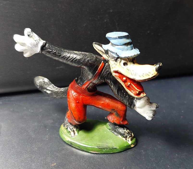 Raro Boneco Lobo Mau em plástico