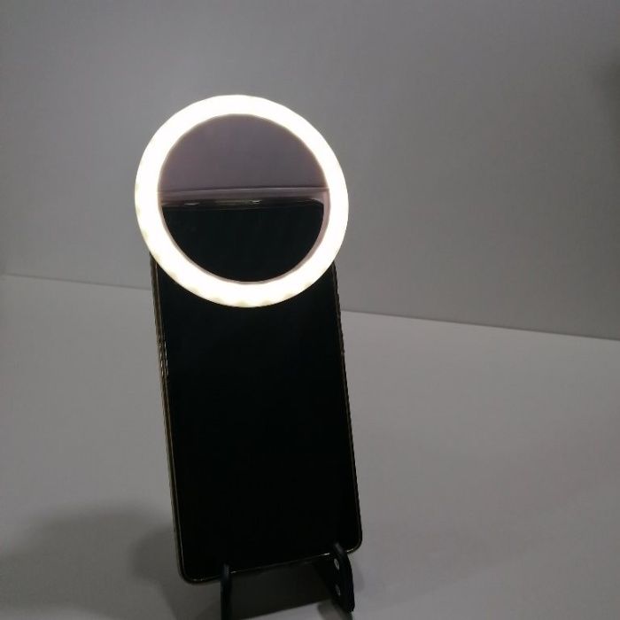 Anel de LUZ LED para telemóvel