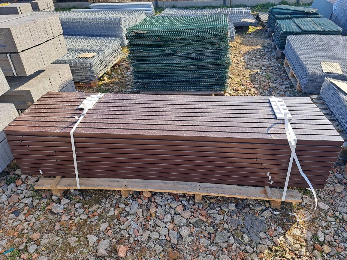 słupki ,profil 60x40x1,25 dł 170,200,230,260 cm płot, malowane