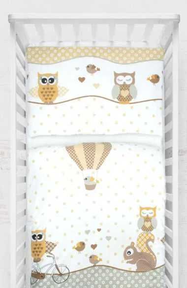 Pościel do łóżeczka 100 % Bawełna 100 cm x 135cm.Gatunek I