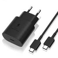 SAMSUNG 25W PD Adapter USB-C & Cable Type-C to Type-C