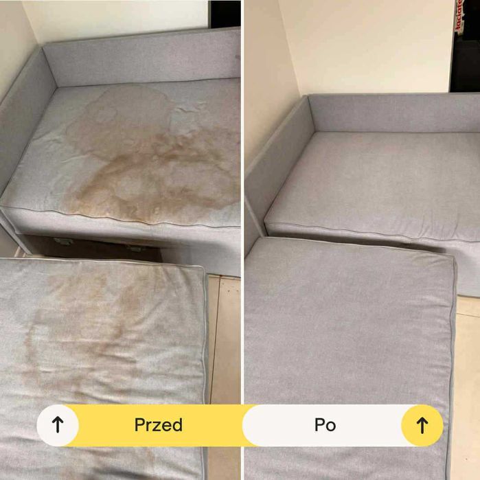 Pranie tapicerki meblowej i samochodowej - dojazd gratis