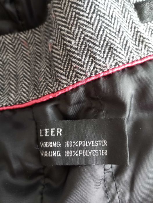 Essentials Kurtka męska skórzana czarna rozm.XL