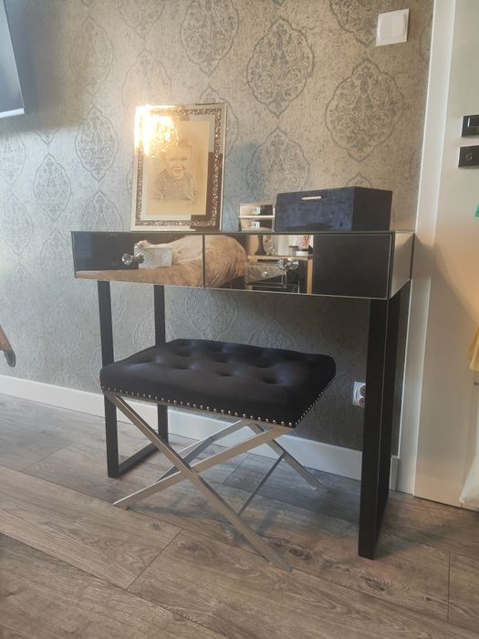 Lustrzana Konsola biurko toaletka Glamour