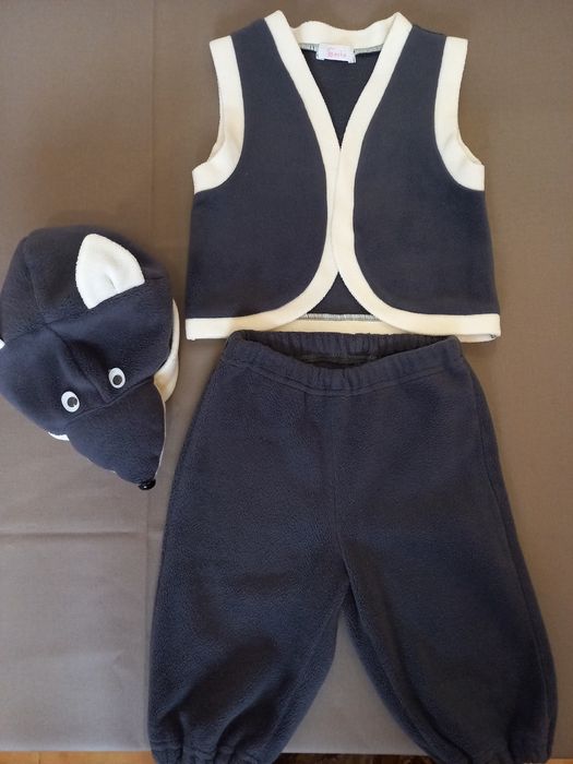 Дитячий новорічний костюм вовка на зріст 116 см