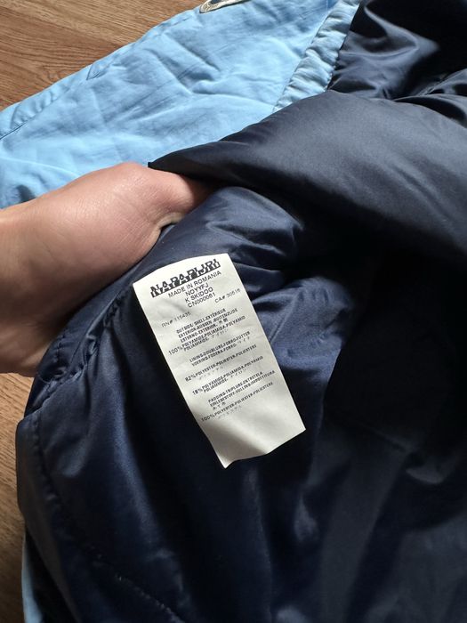 блакитна куртка-анорак Napapijri Skidoo