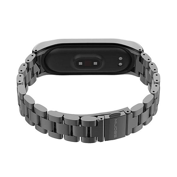 Bransoleta Stainless do Xiaomi Mi Band 3 / 4 czarny