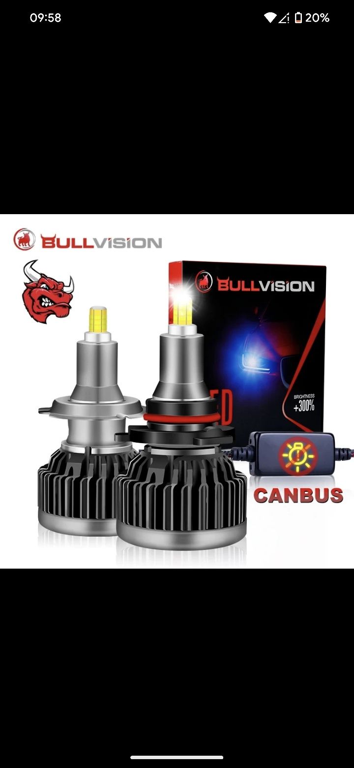 BullVision H7 LED żarówka Canbus