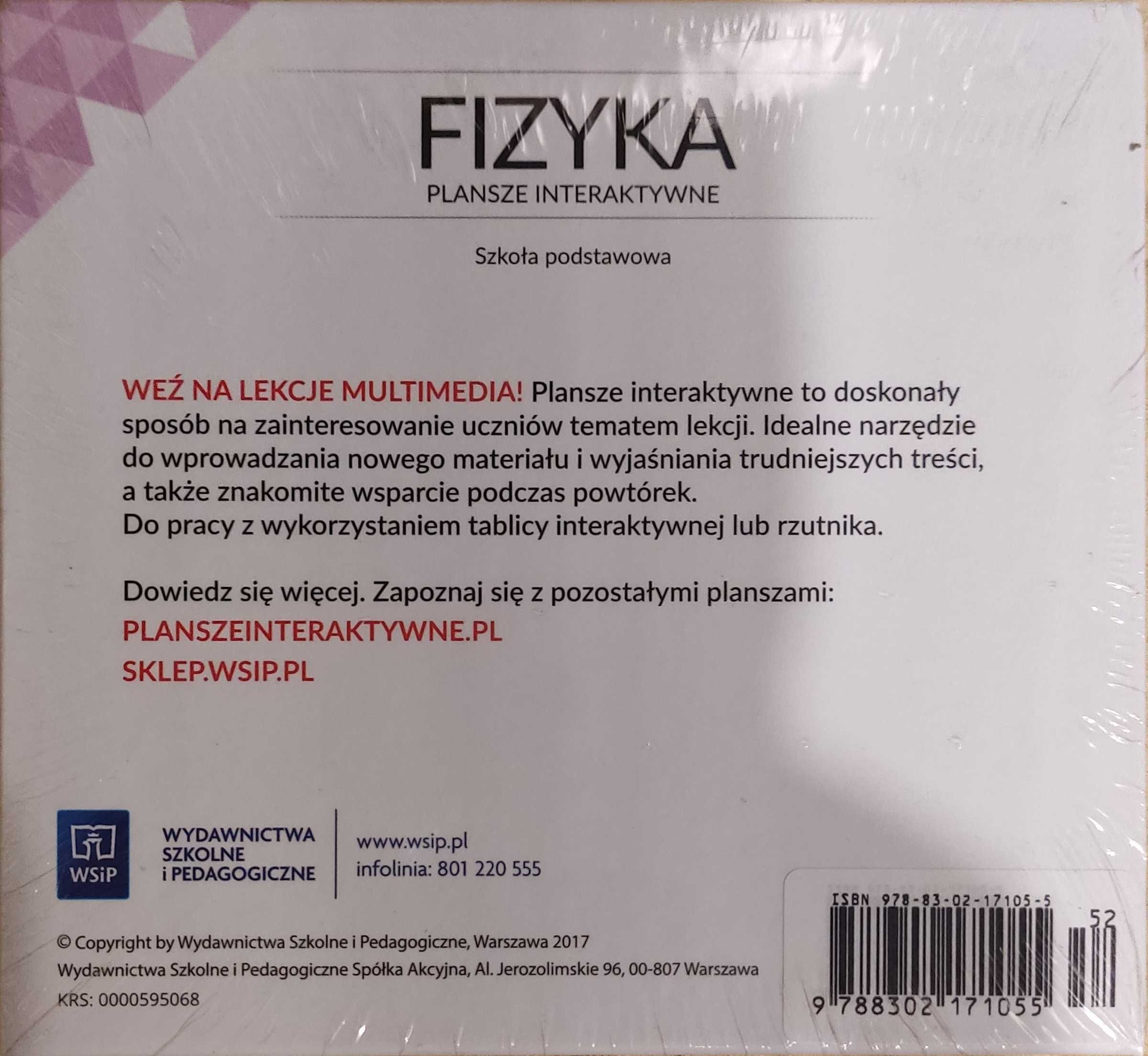 Fizyka. Plansze interaktywne WSiP. Szkoła podstawowa